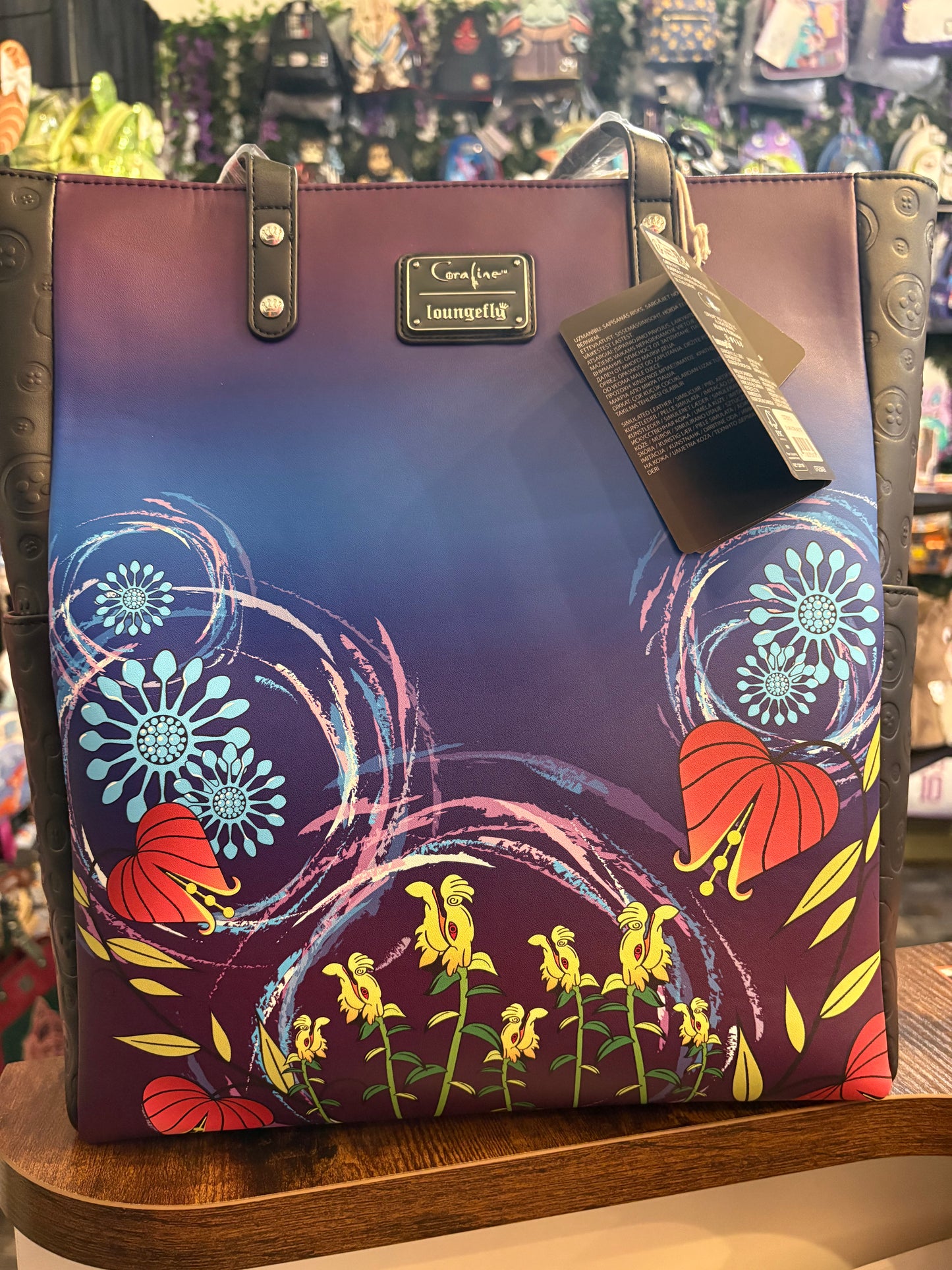 Loungefly Laika Coraline Tote Glows in the Dark