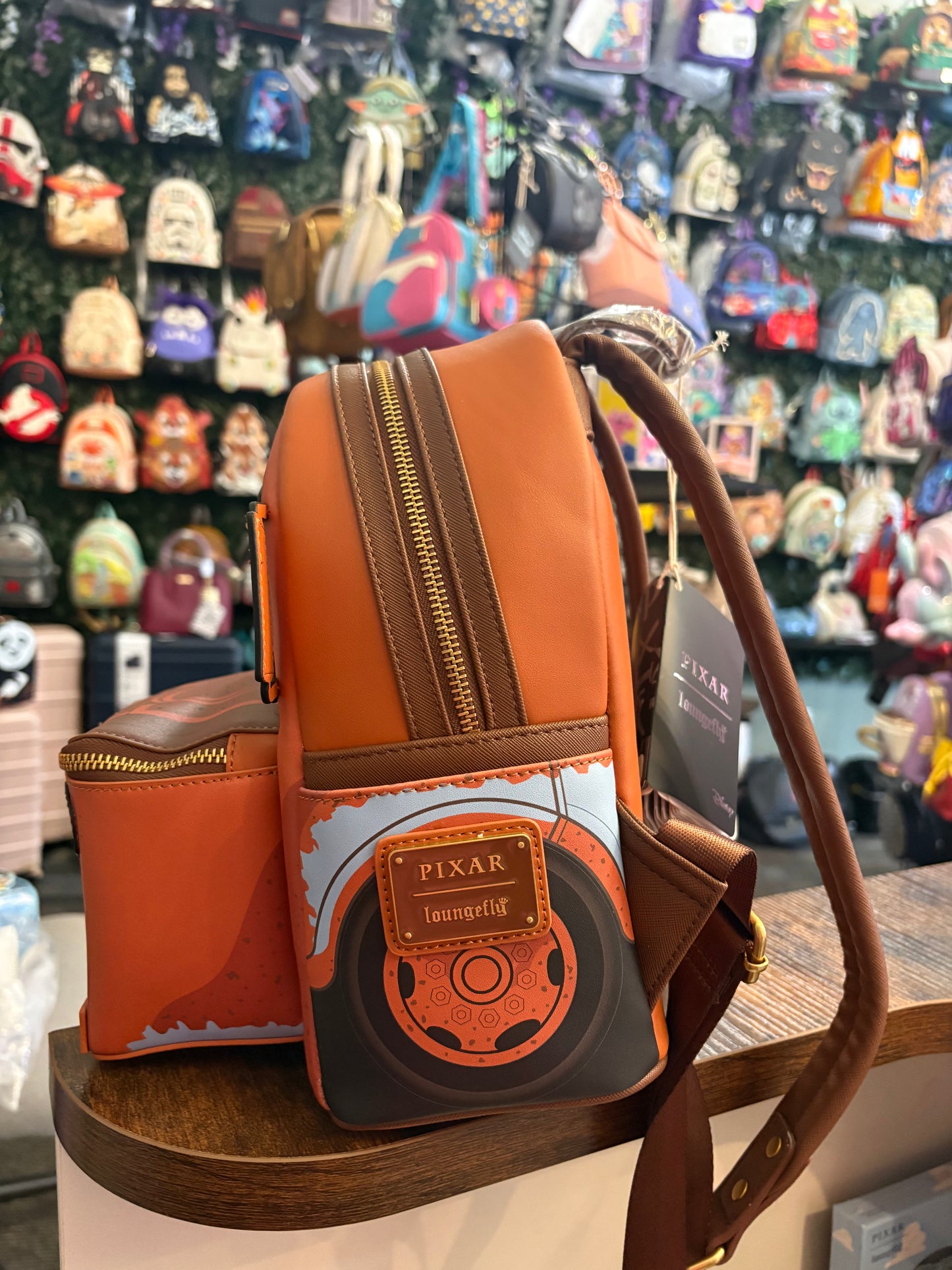 Loungefly Cars Mater Figure Mini Backpack