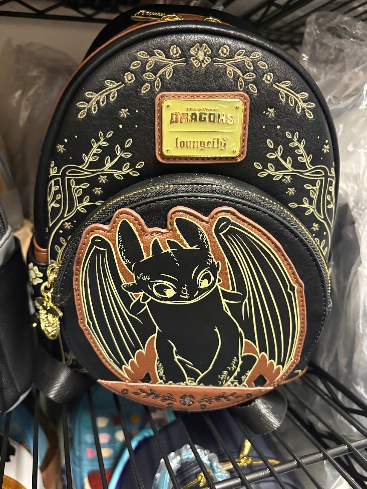 Loungefly Dreamworks Toothless Mini Backpack - Books-A-Million Exclusive