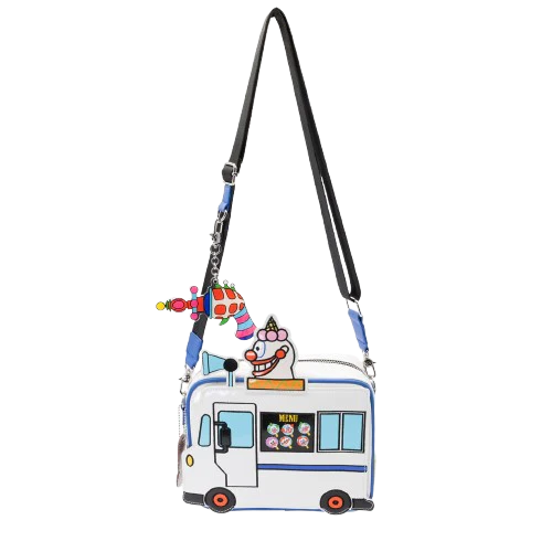 Killer Klowns From Outer Space Jojo's Ice Cream Truck Crossbody Bag with Ray Gun Charm