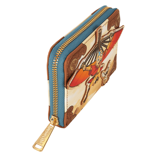 Lounge Fly Nickelodeon Avatar: The Last Airbender Aang Glider Staff Zip Around Wallet