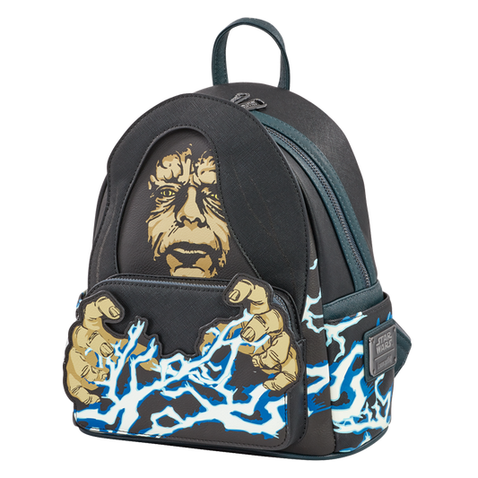 Loungefly Star Wars Emperor Palpatine Force Lightning Mini Backpack