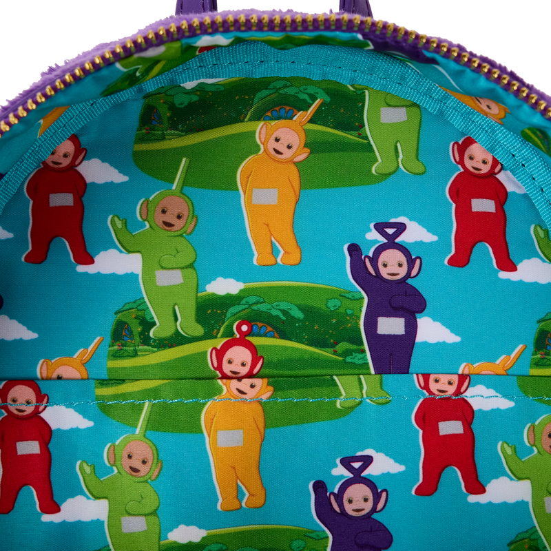 Loungefly Teletubbies Tinky-Winky Plush Cosplay Mini Backpack - Light Up