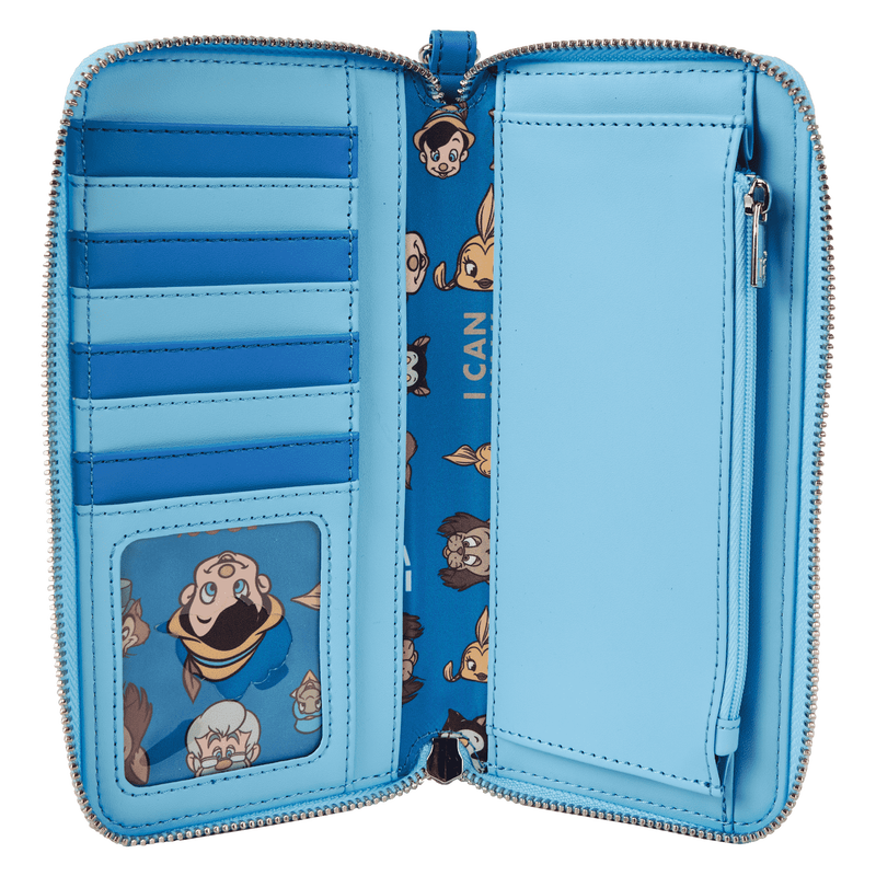 Loungefly Pinocchio Blue Fairy Lenticular Wristlet Wallet