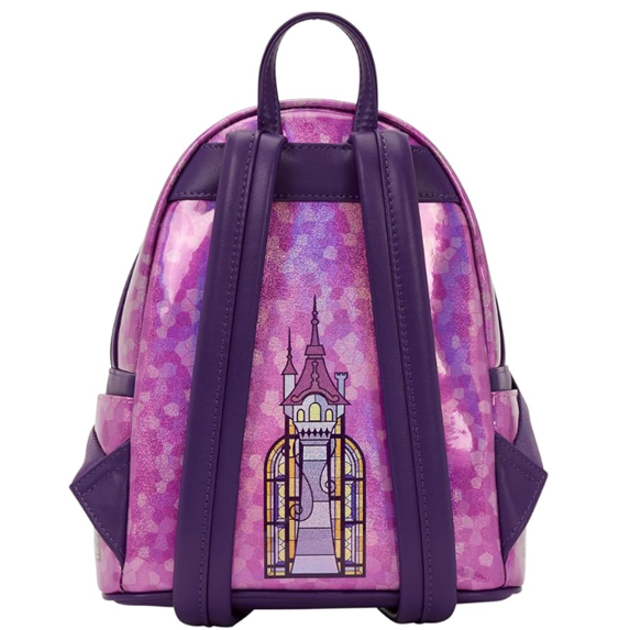 Loungefly Disney Rapunzel Stained Glass Mini Backpack