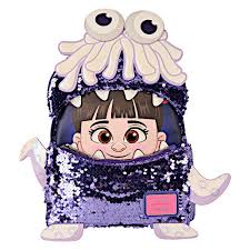 Loungefly Monsters Inc Boo Costume Sequin Mini Backpack