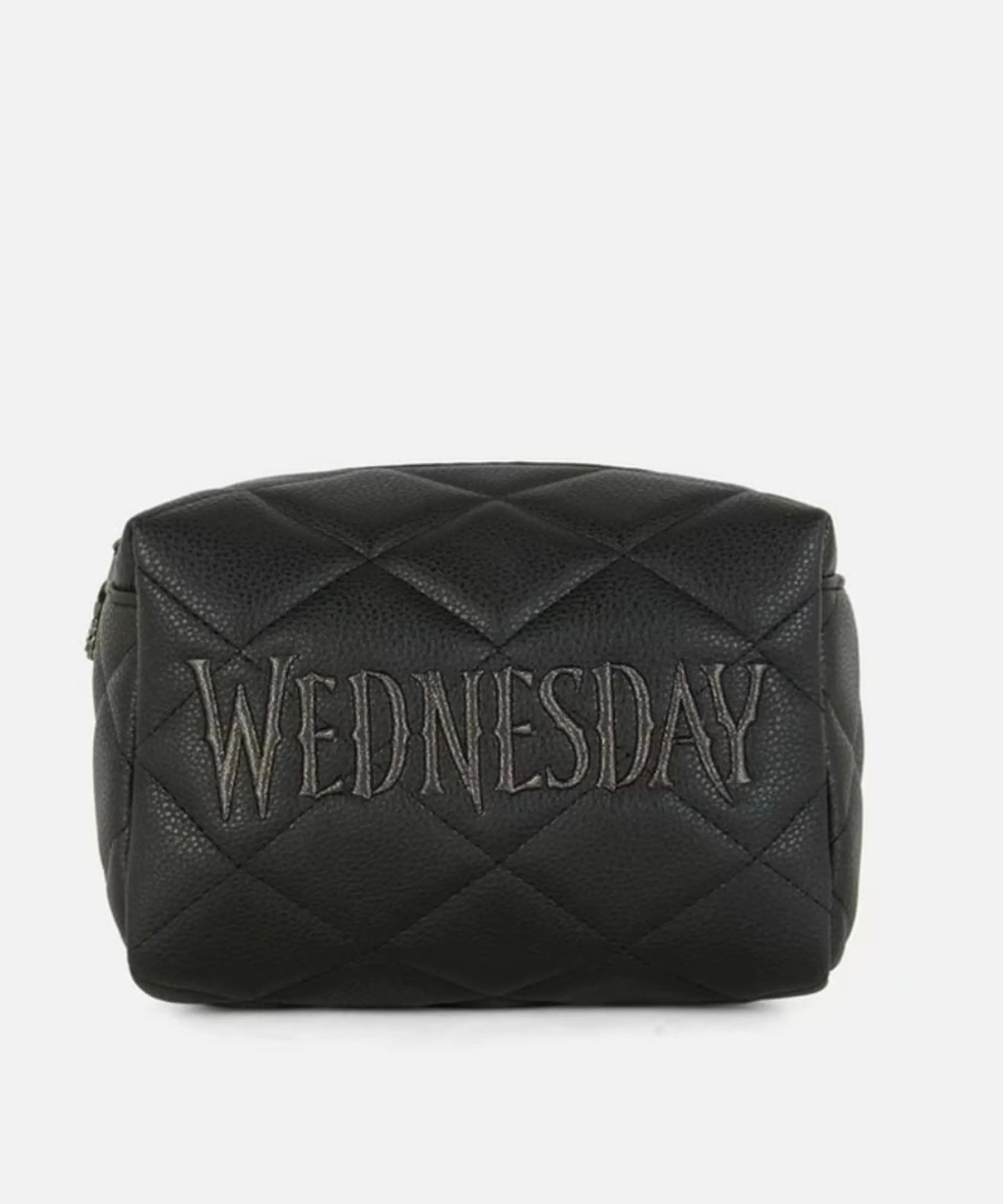 Wednesday x Primark Quilted Zipper Cosmetic Bag