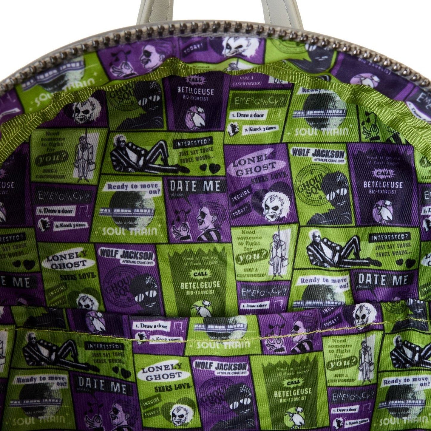 Loungefly Warner Brothers Beetlejuice 2 Mini Backpack
