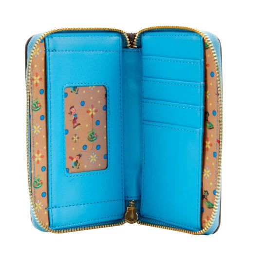 Loungefly Pinocchio Book Zip Around Wallet