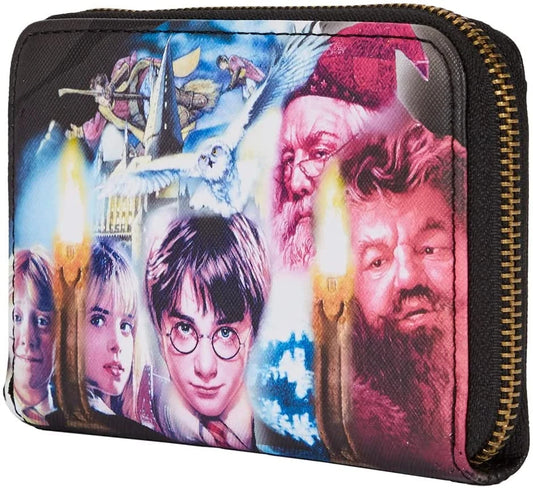 Loungefly Harry Potter Scorcerer's Stone Zip Around Wallet