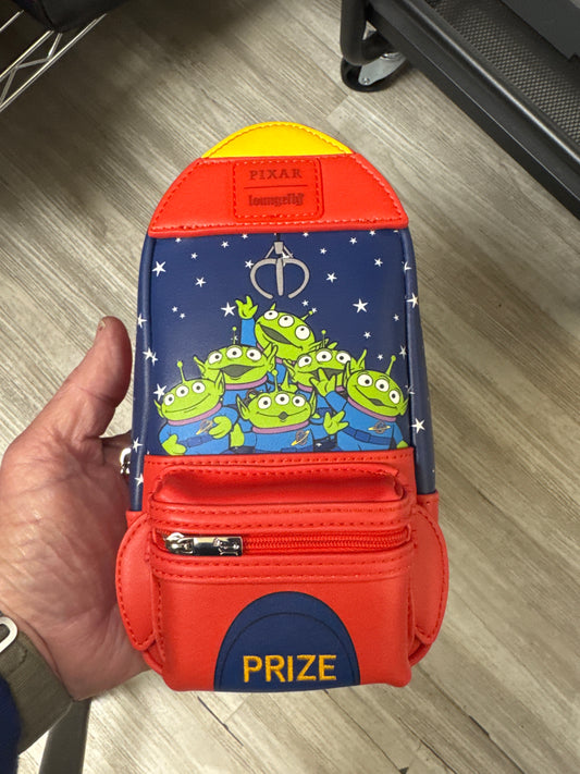 Loungefly Disney Pixar Toy Story Green Alien Claw Machine Pencil Case