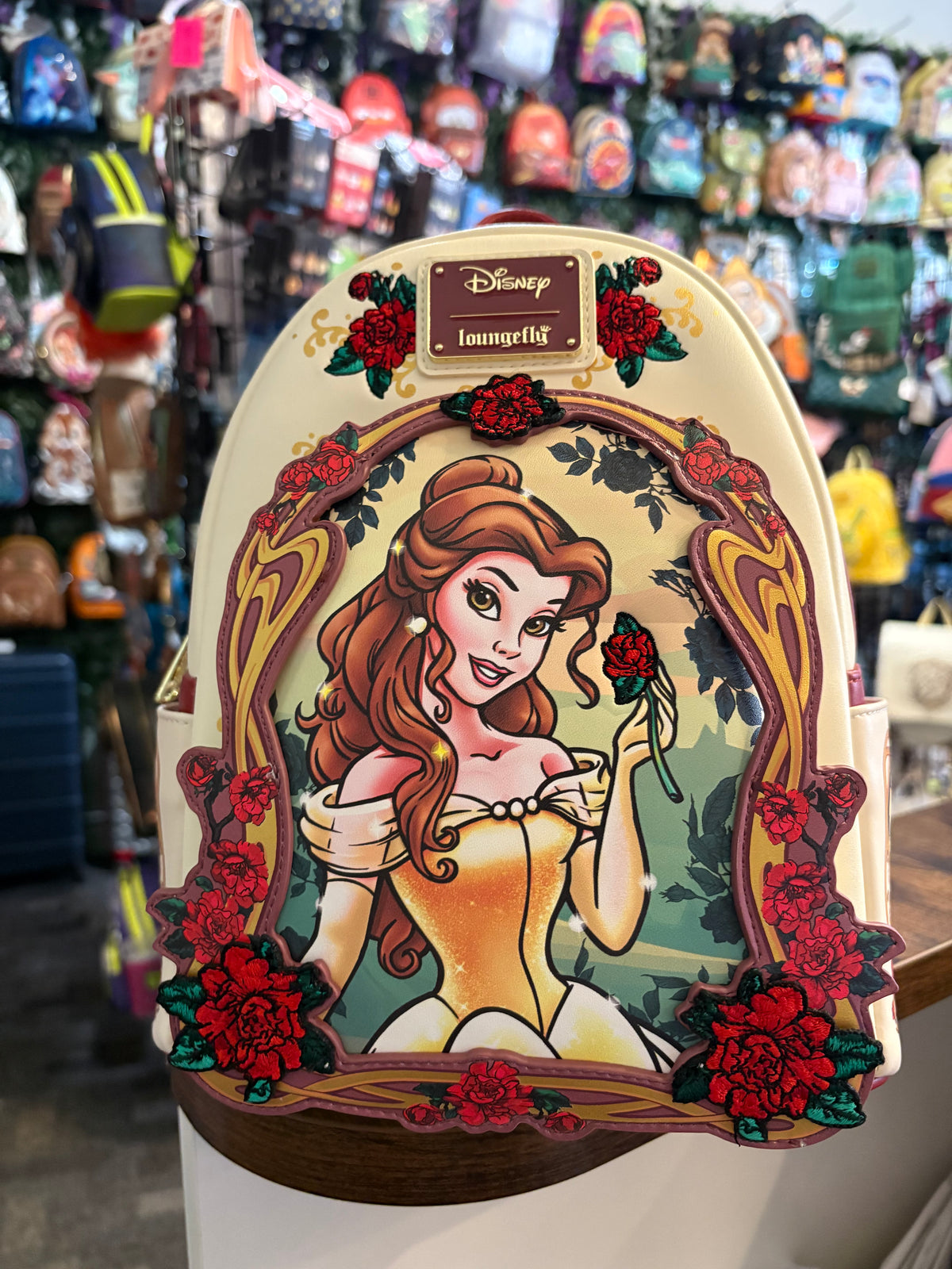 Loungefly Web EX Disney Princess Belle mini Backpack