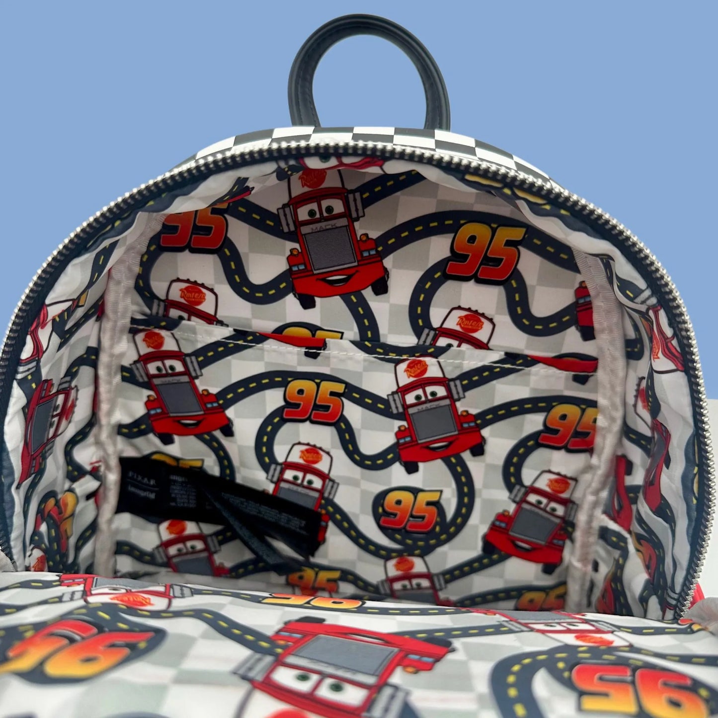 Loungefly Disney Pixar Cars Mack Mini Backpack -  Glow-in-the-Dark