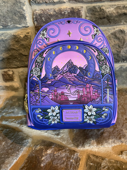 Loungefly Acotar Ramiel Mountain mini Backpack SCENTED