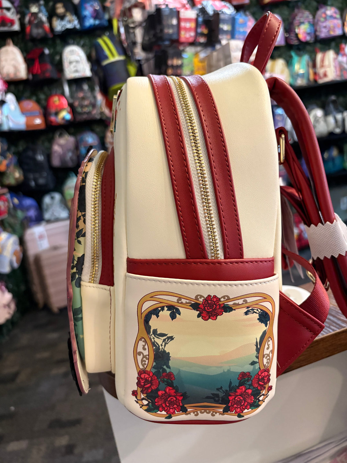 Loungefly Web EX Disney Princess Belle mini Backpack