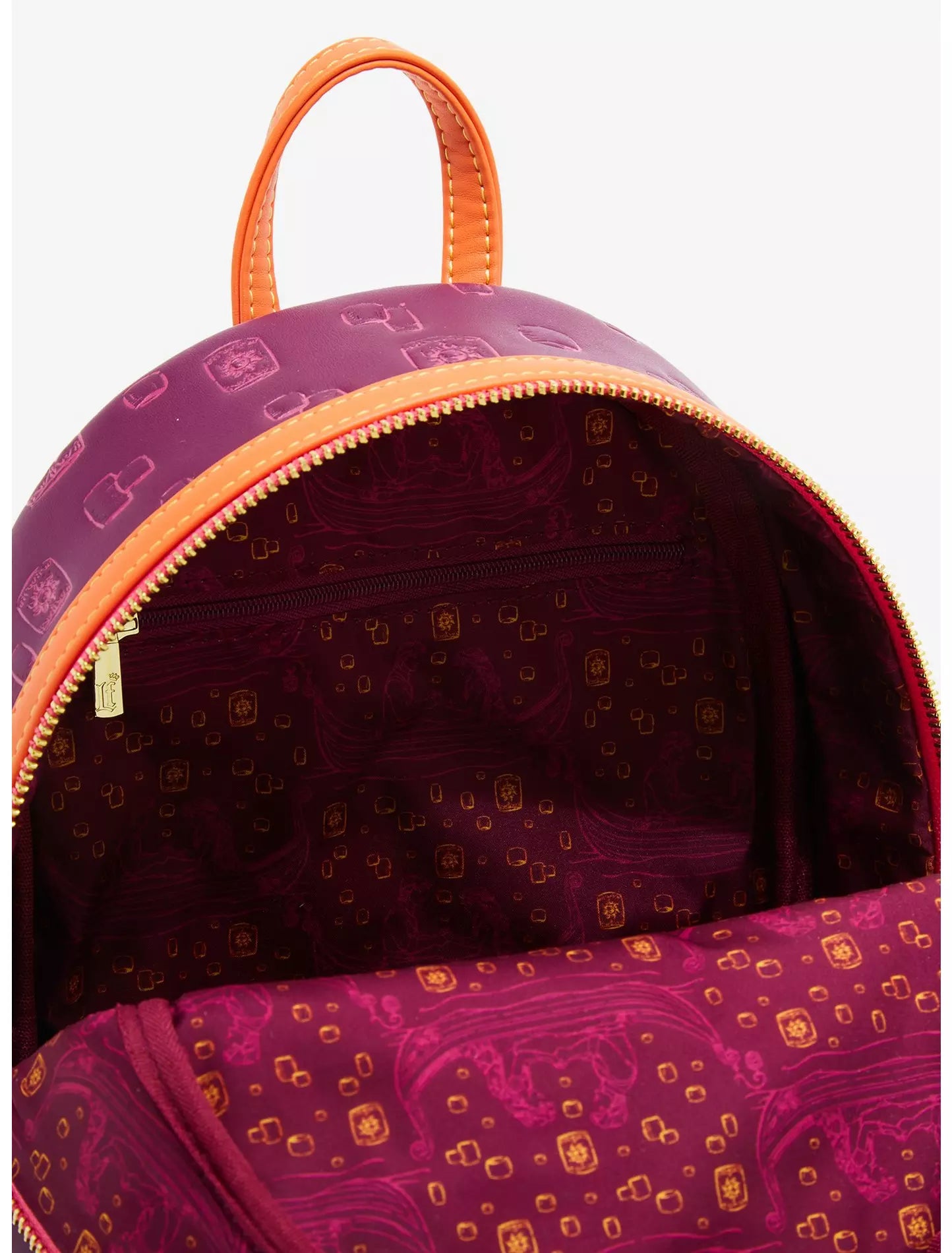Loungefly Disney Tangled Rapunzel & Flynn Boat Scene Mini Backpack - Glow-in-the-Dark