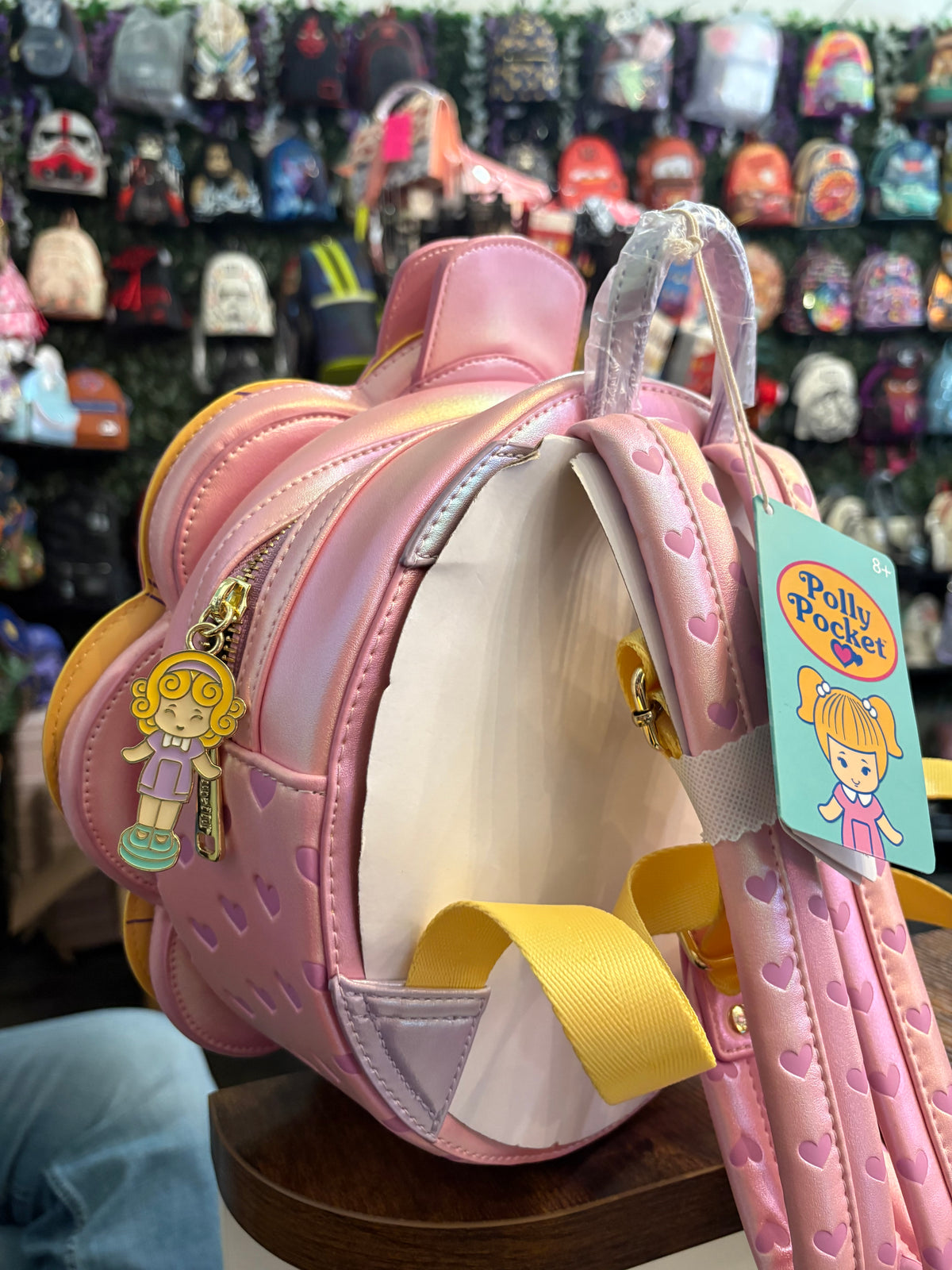 Loungefly Polly Pocket mini Backpack Round Pink