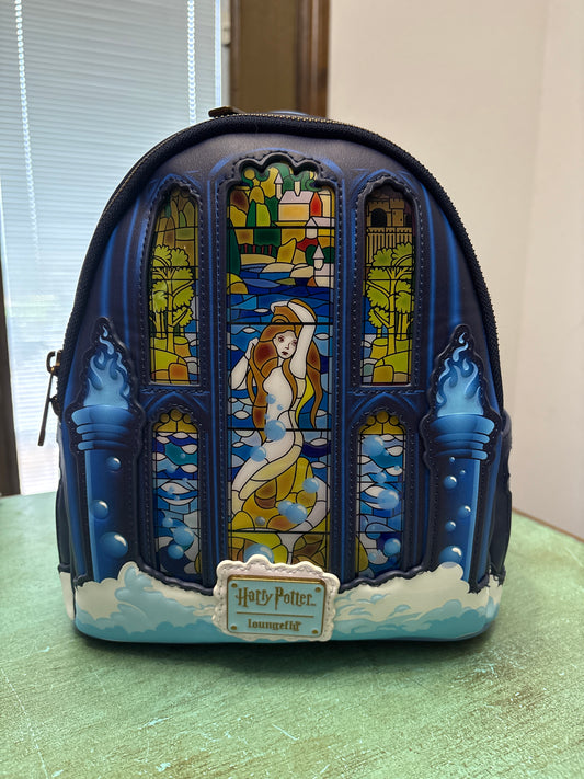 Loungefly Harry Potter Mermaid Stained glass mini backpack