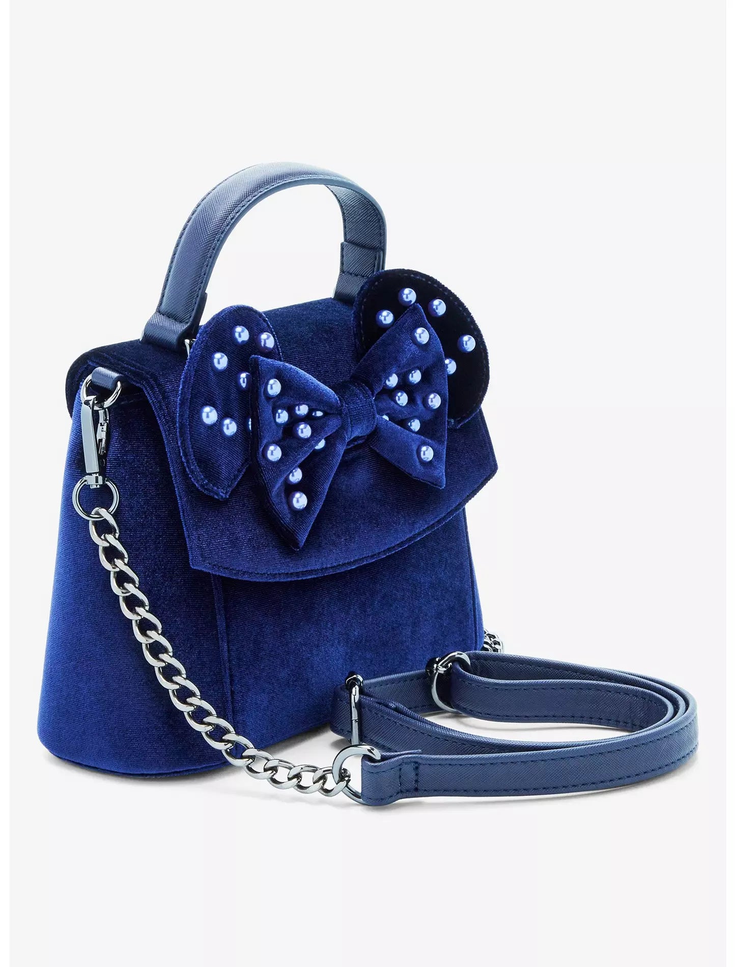 Loungefly Disney Minnie Mouse Velvet Ears Crossbody