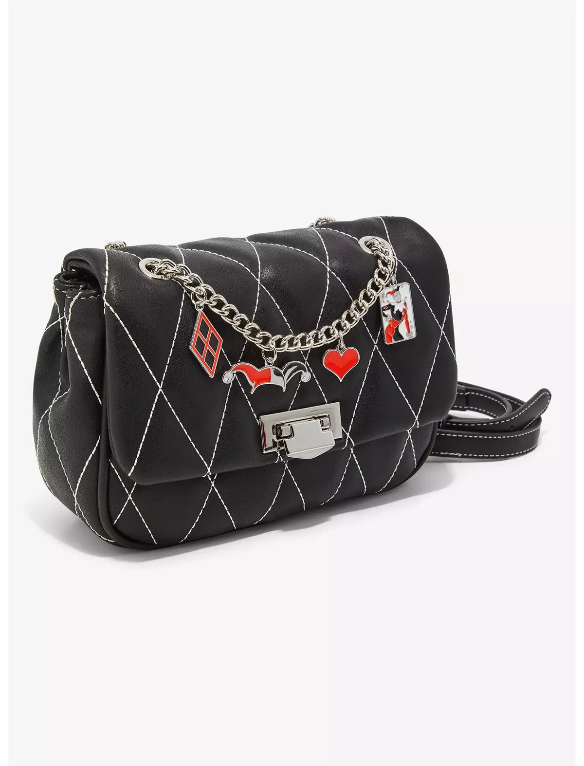 DC Comics Batman Harley Quinn Quilted Crossbody Bag