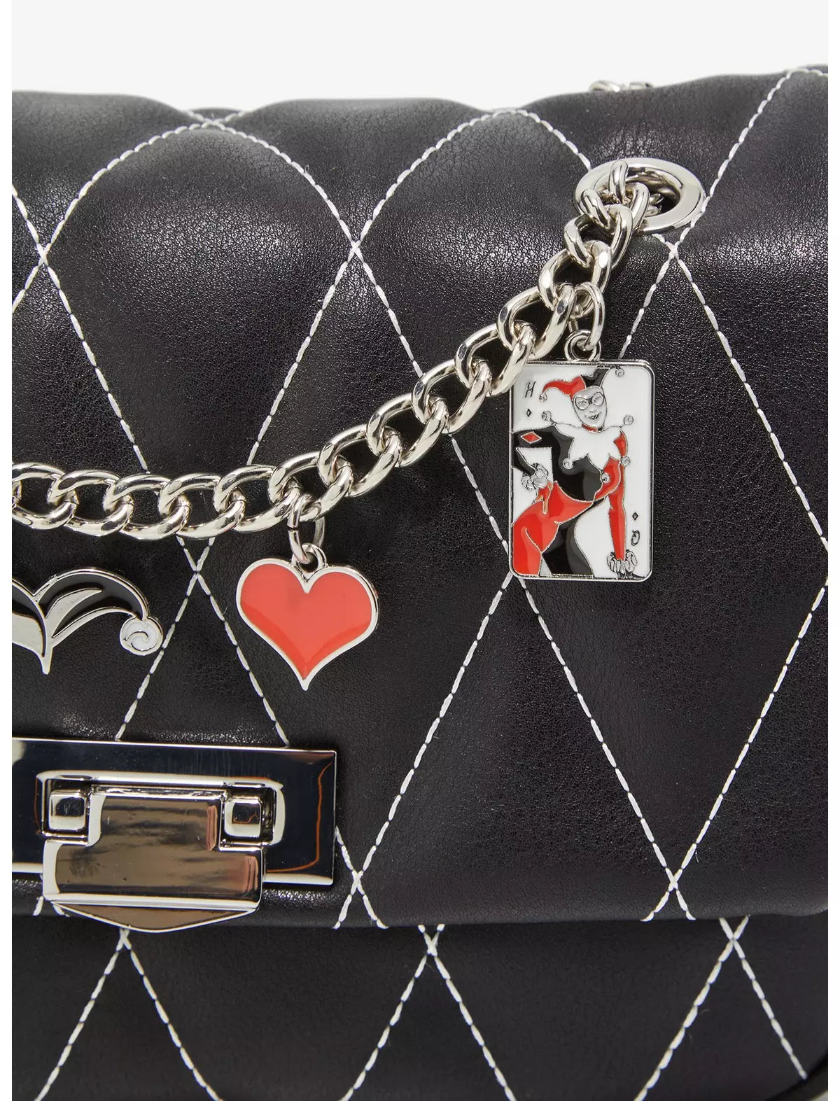 DC Comics Batman Harley Quinn Quilted Crossbody Bag
