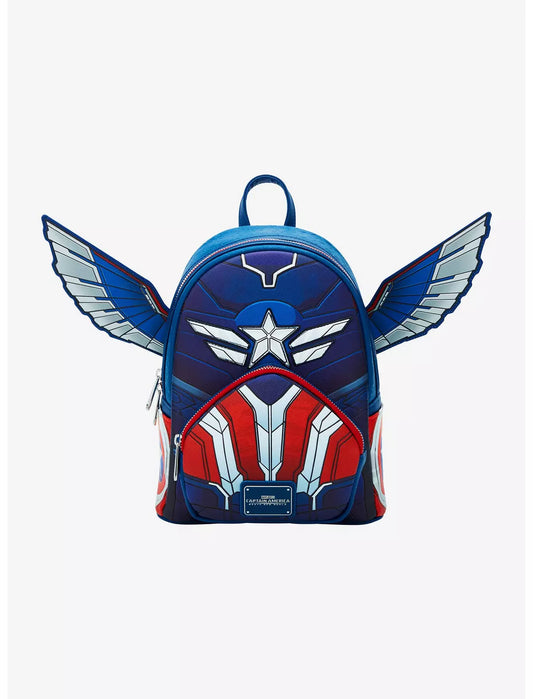 Loungefly Marvel Captain America Brave New World Mini Backpack