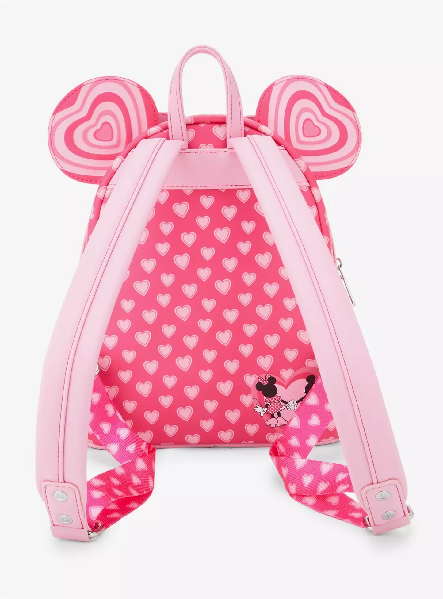 Loungefly Disney Mickey & Minnie Mouse Heart Ears Mini Backpack