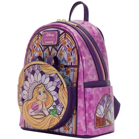 Loungefly Disney Rapunzel Stained Glass Mini Backpack