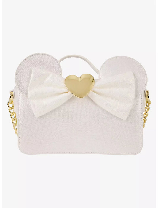 Loungefly Disney Minnie Mouse Ears Lace Wedding Crossbody
