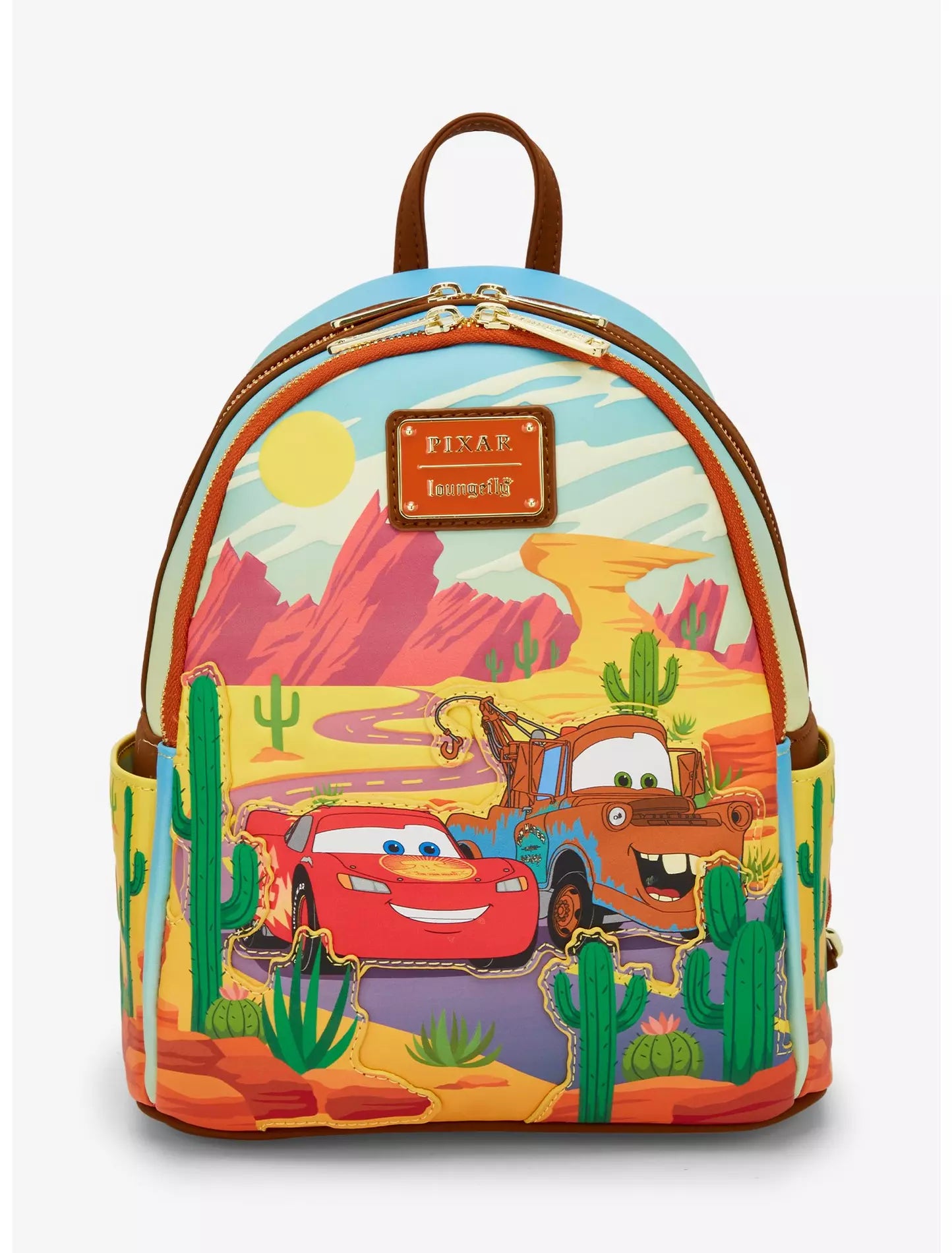 Loungefly Cars Desert Lightning McQueen and Mater Mini Backpack
