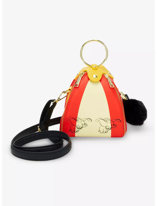 Loungefly Disney Dumbo Circus Tent Figural Crossbody Bag