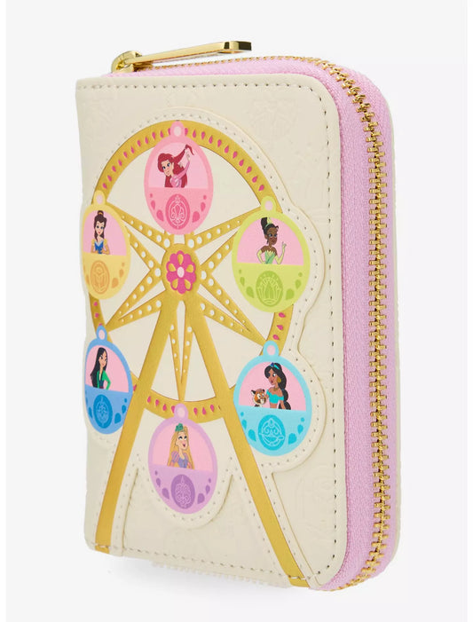 Loungefly Disney Princess Ferris Wheel Small Zip Wallet