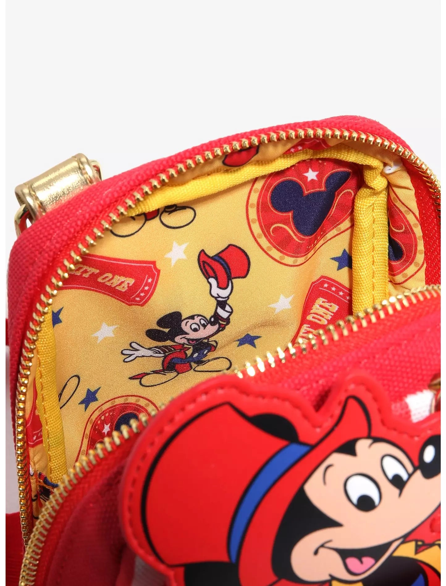 Loungefly Disney Mickey Mouse Circus Ticket Belt Bag