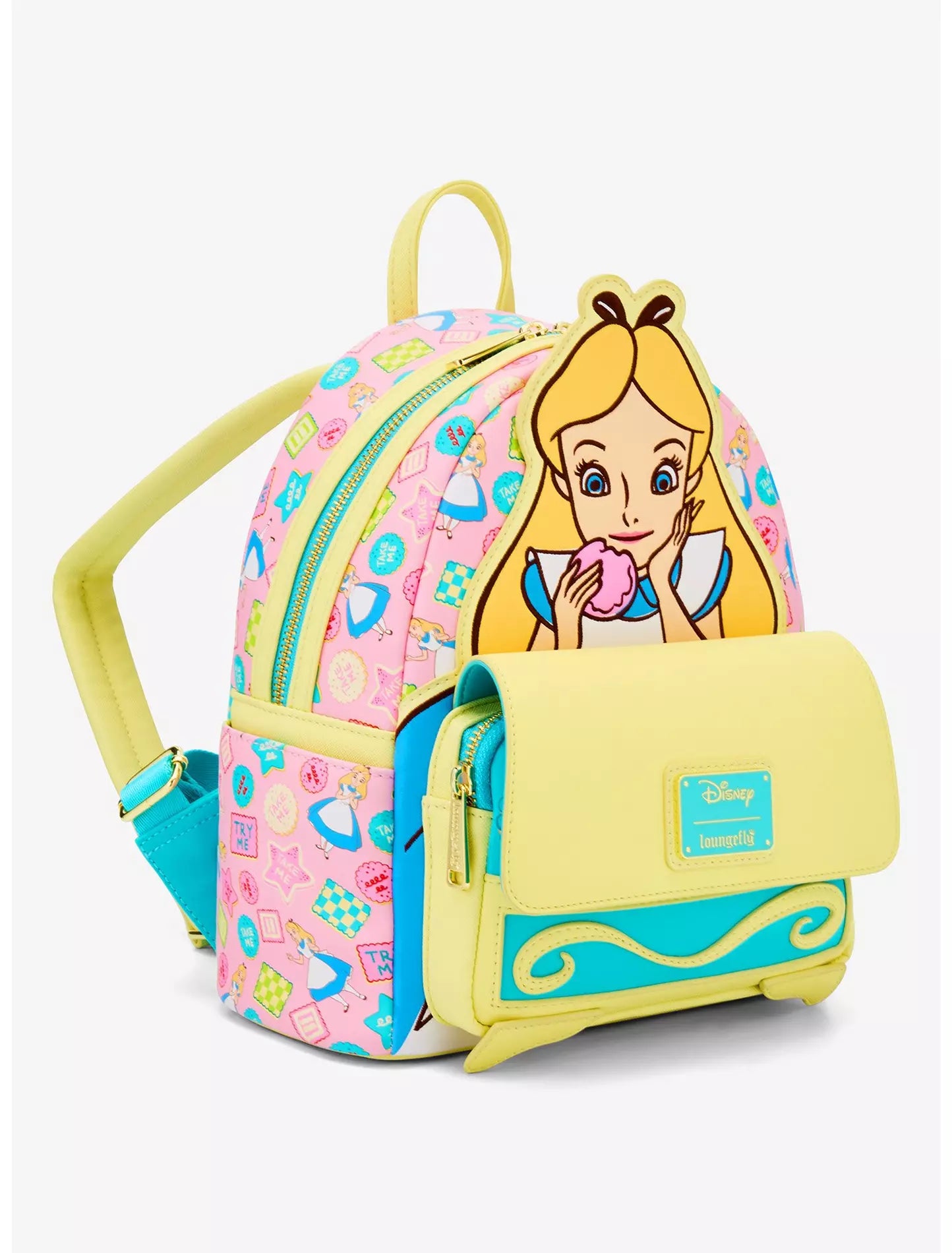 Loungefly Alice in Wonderland Cookies Mini Backpack