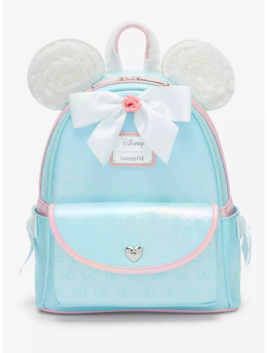 Loungefly Disney Minnie Mouse Ruffle Ears Mini Backpack