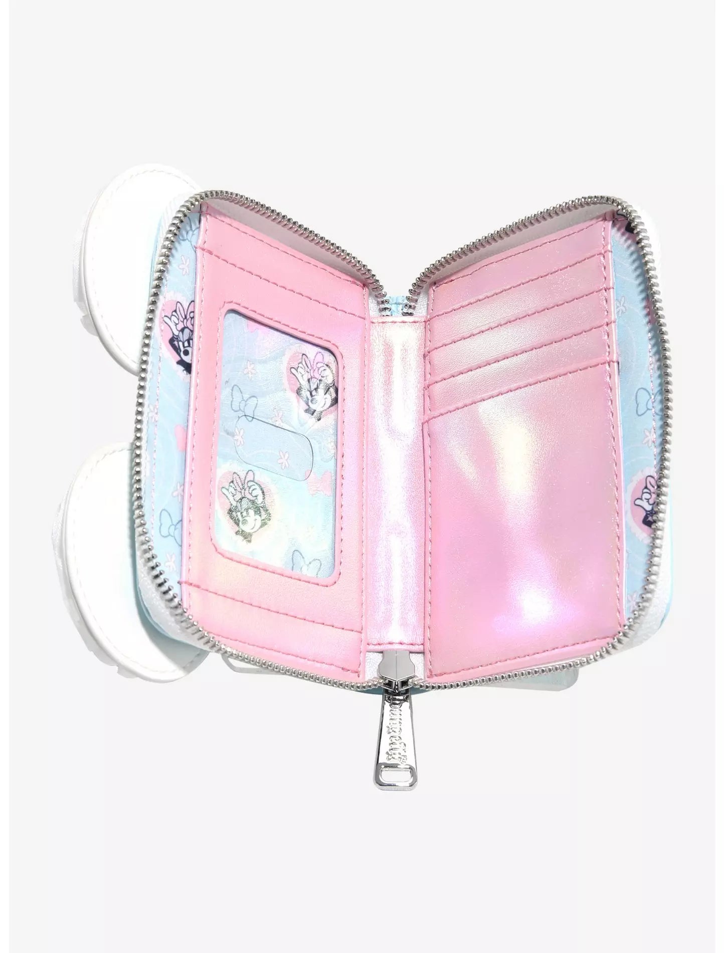 Loungefly Disney Minnie Mouse Bow Ears Small Zip Wallet