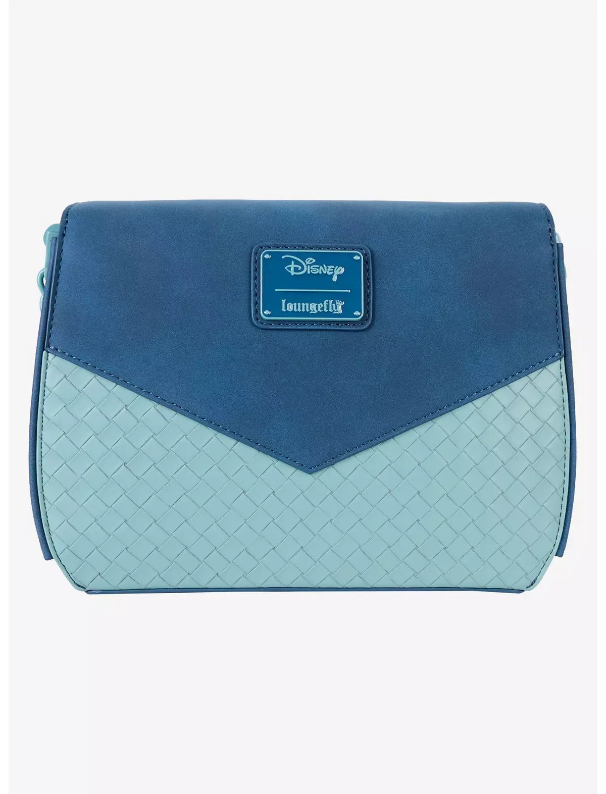 Lilo & Stitch Suede Stitch with Flowers Crossbody Bag