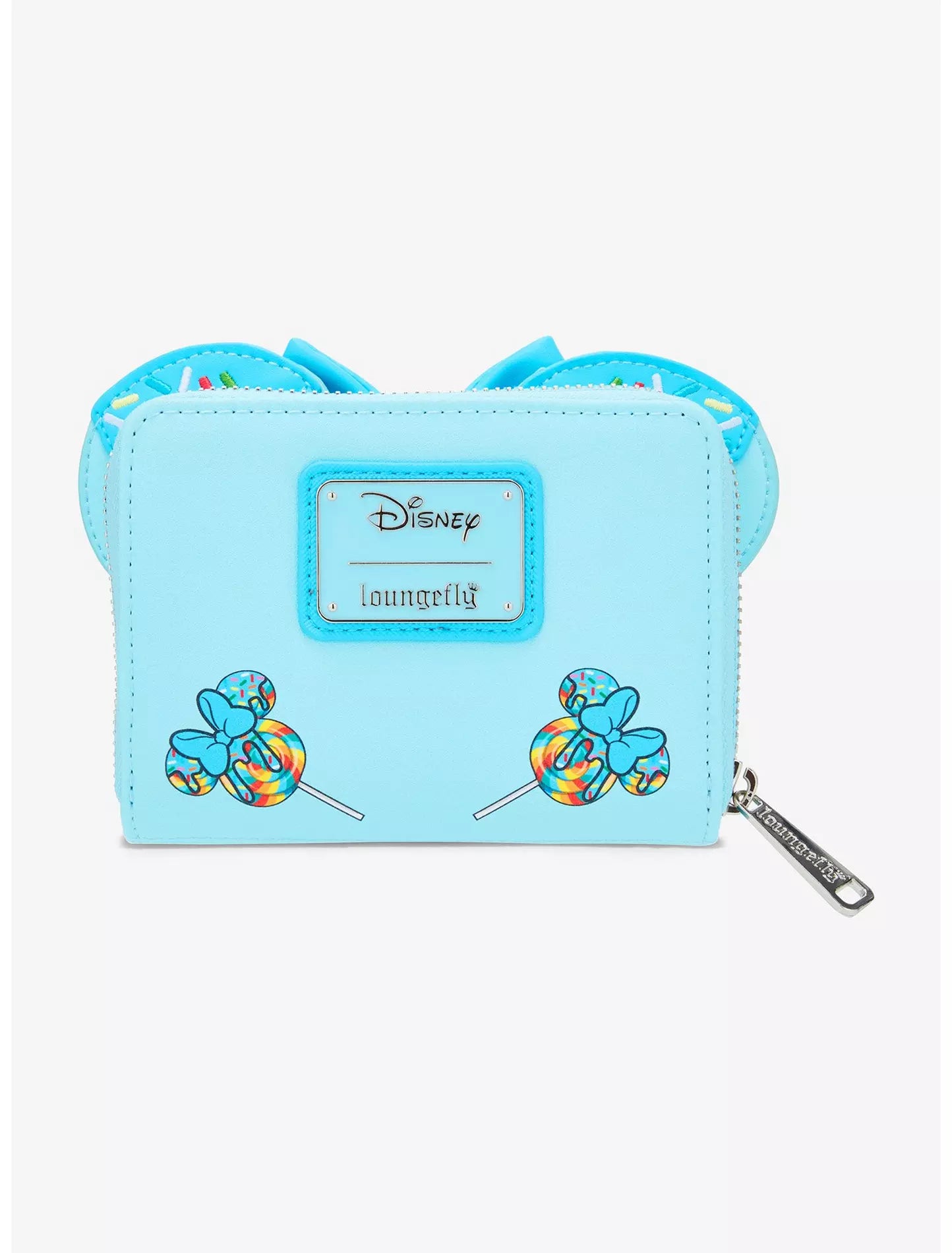 Loungefly Disney Minnie Mouse Lollipop Sprinkle Ears Small Zip Wallet