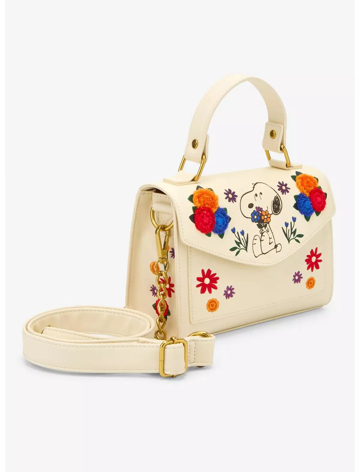 Loungefly Peanuts Floral Snoopy Crossbody