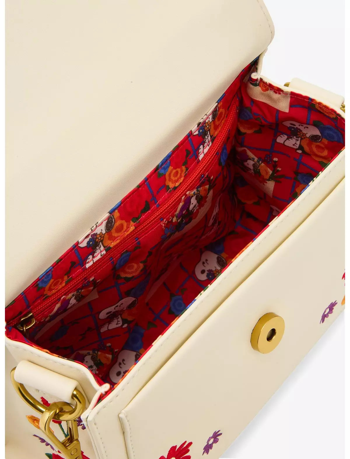 Loungefly Peanuts Floral Snoopy Crossbody