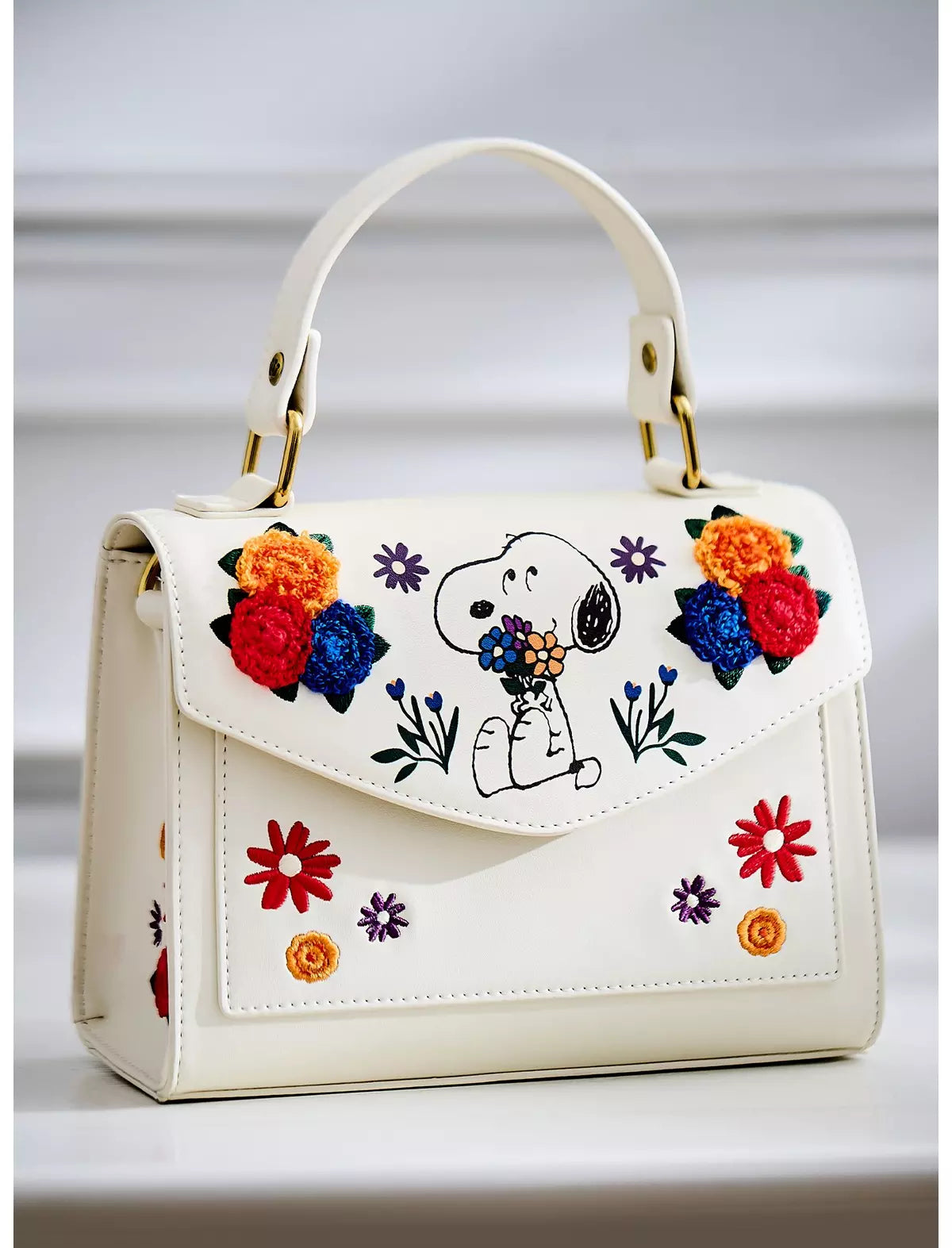 Loungefly Peanuts Floral Snoopy Crossbody
