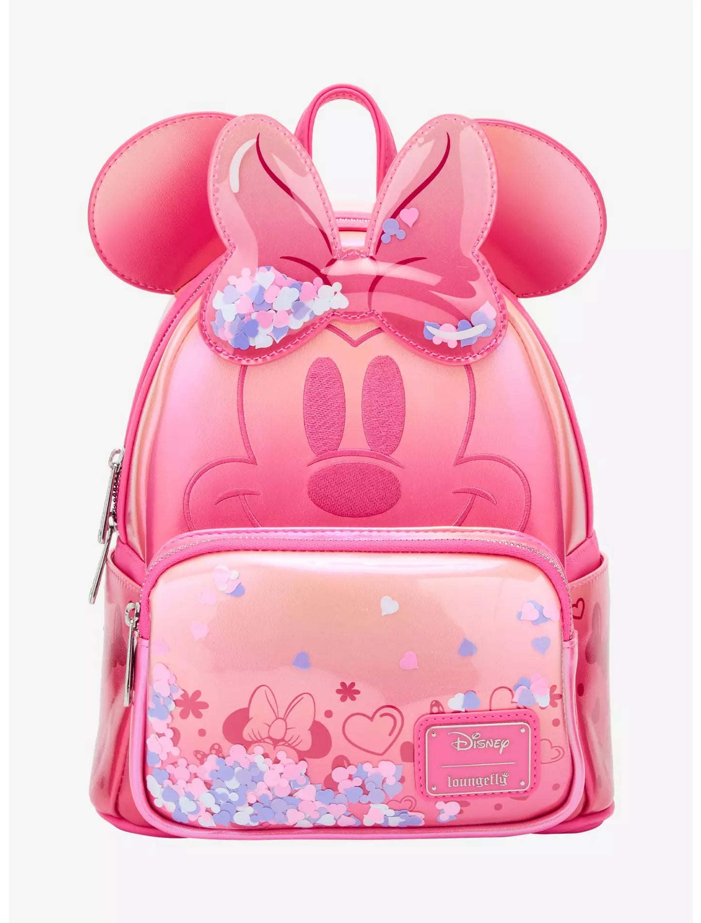 Loungefly Disney Minnie Mouse Pink Confetti Mini Backpack