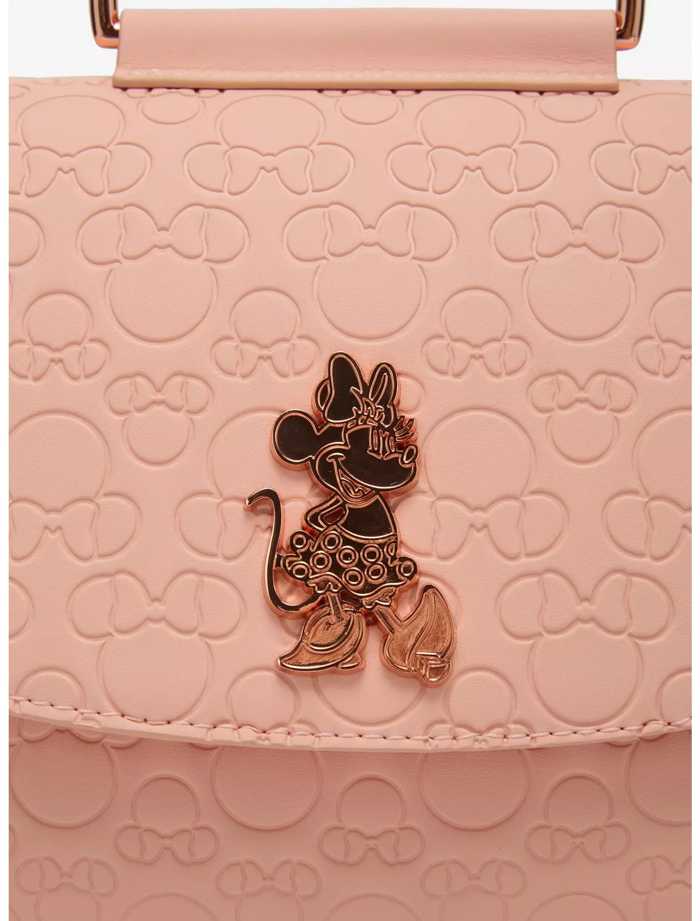 Loungefly Disney Minnie Mouse Embossed Blush Crossbody