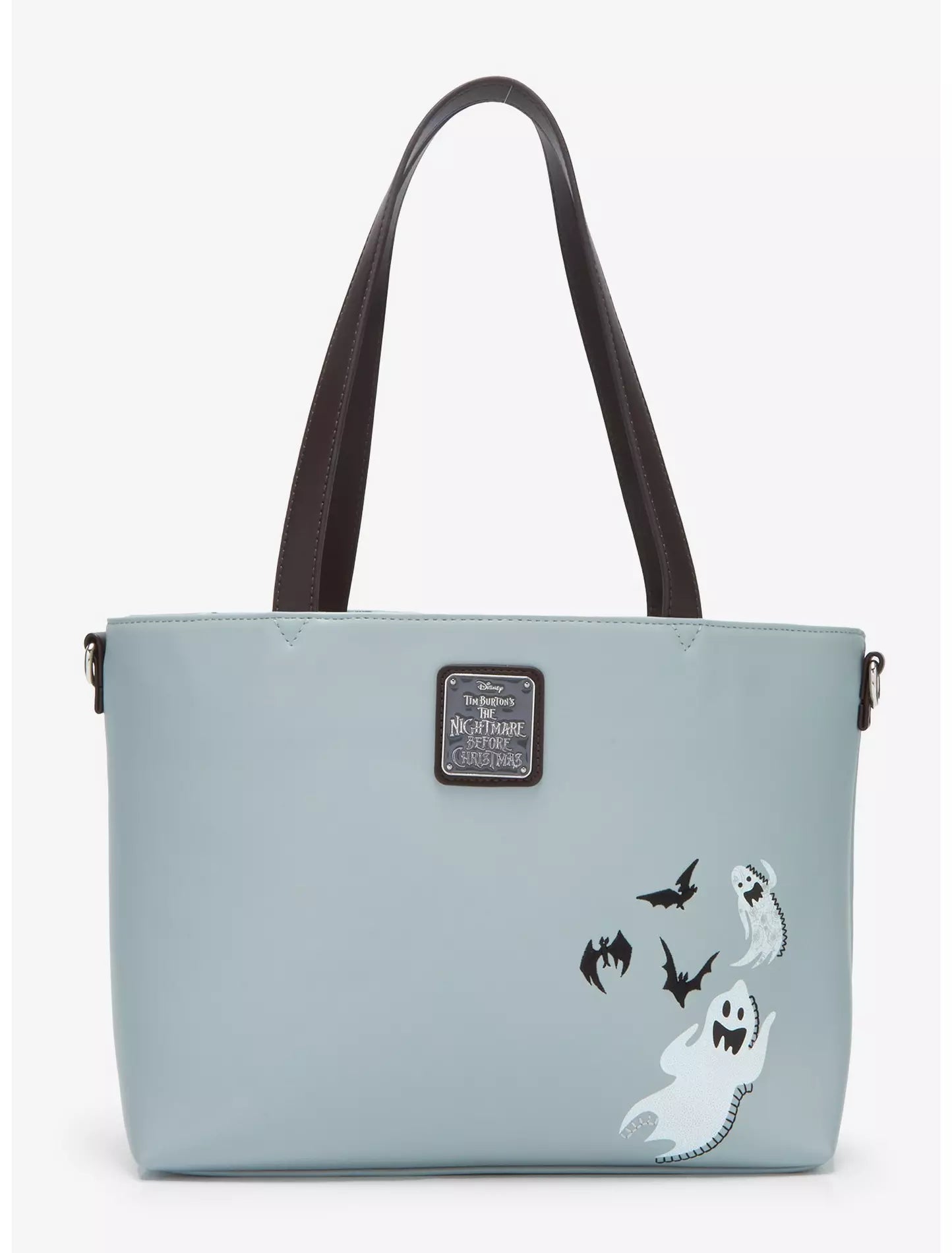 Loungefly Disney The Nightmare Before Christmas Jack, Sally, & Zero Sequin Tote Bag