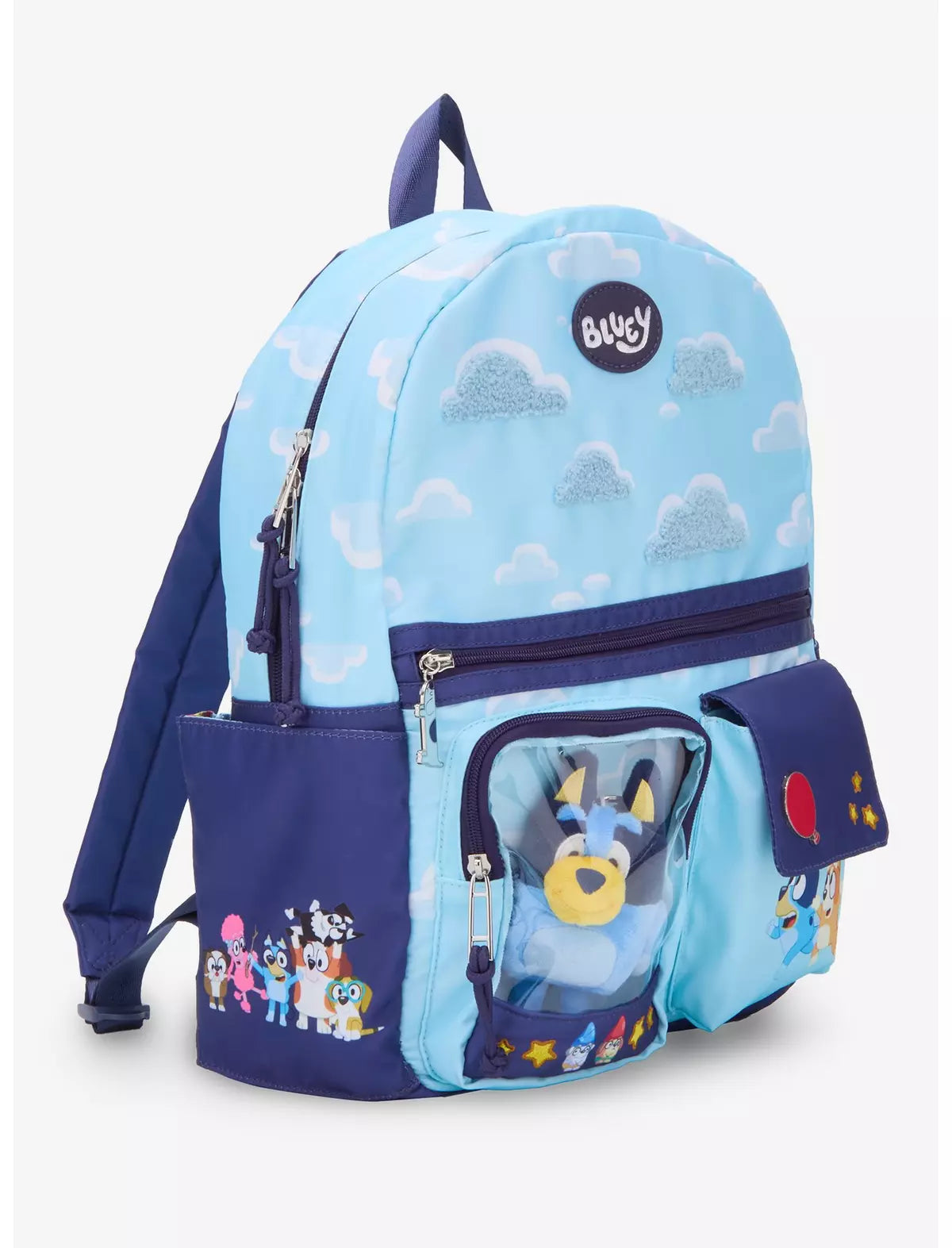 Bluey Scenic Backpack With Bluey Plush