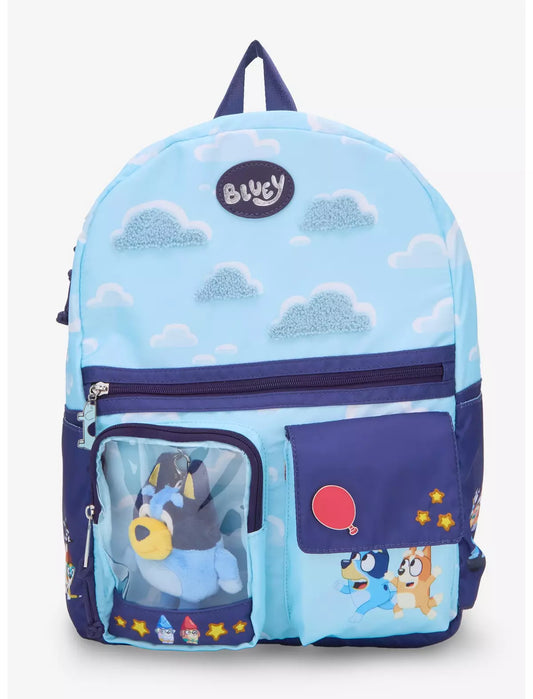 Bluey Scenic Backpack With Bluey Plush