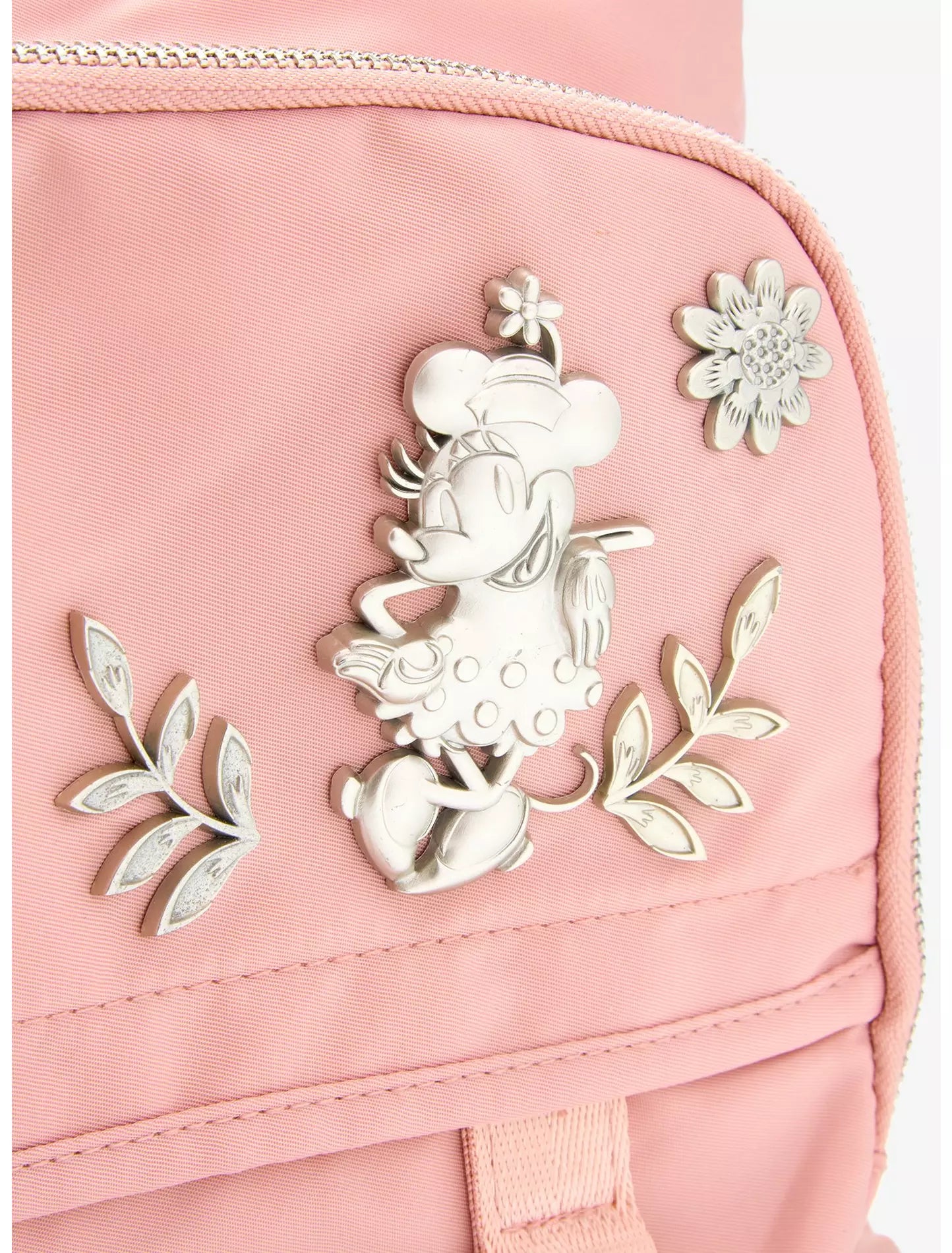 Disney Minnie Mouse Floral Blush Multi-Pocket Full Size Backpack