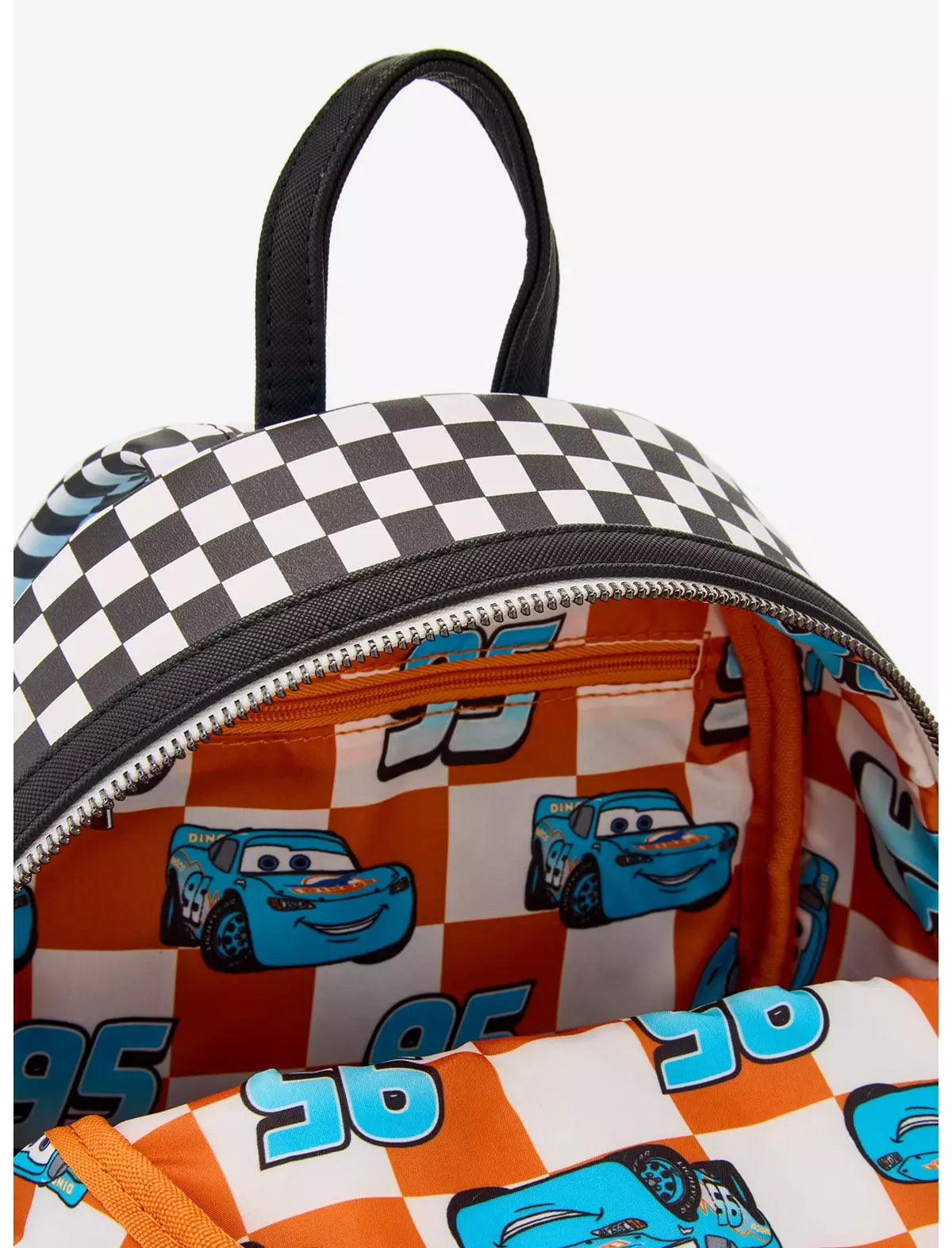 Loungefly Cars Lightning McQueen Dinoco Light-Up Mini Backpack