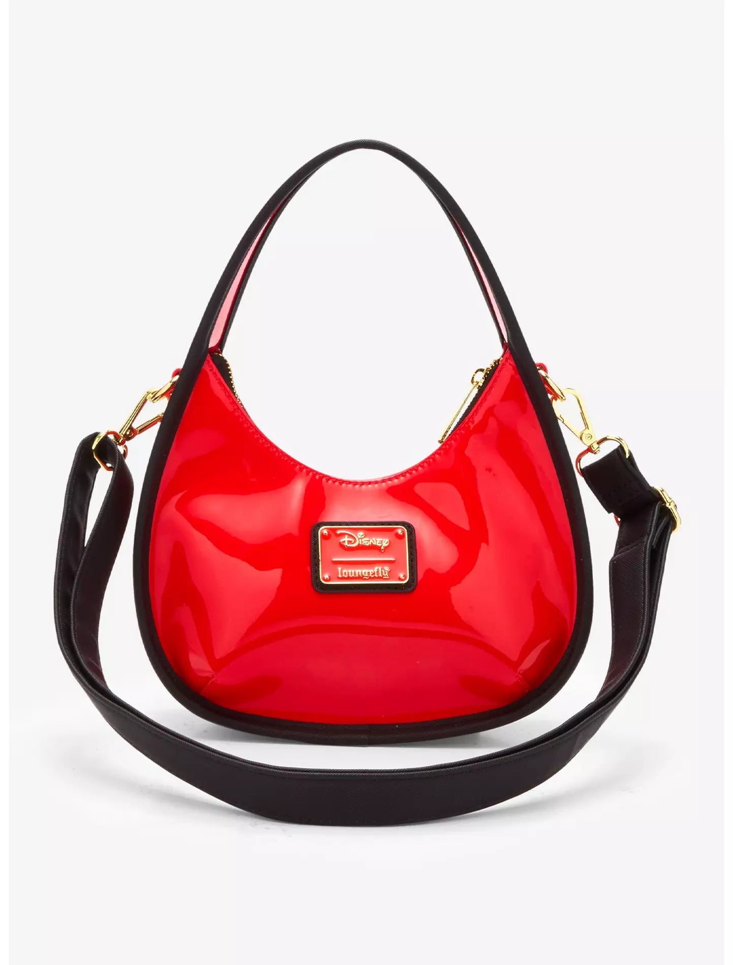 Loungefly Mickey Mouse & Friends Walking - Red Vinyl Crossbody Bag