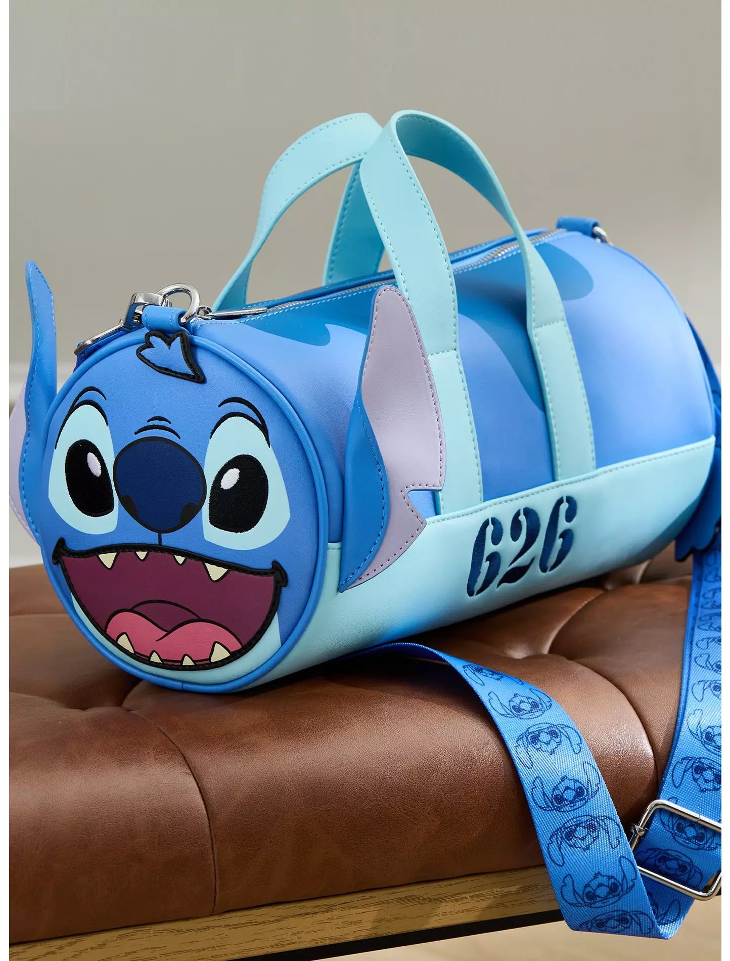 Loungefly Disney Lilo & Stitch Stitch Barrel Crossbody Bag